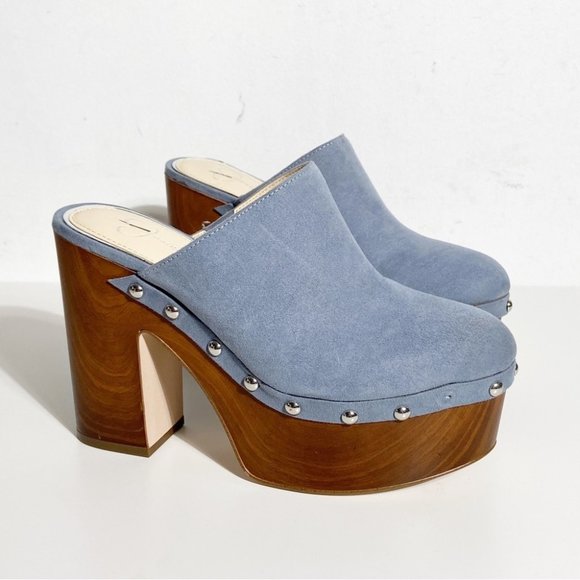 Jessica Simpson Shoes - New Jessica Simpson Dalila Blue Platform Clog Size 7